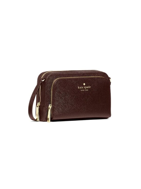 kate spade new york Handbags - New Kate Spade Staci Mini Crossbody Bag Saffiano Hot Fudge